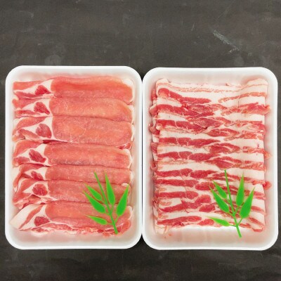 豚肉 知多フレッシュポーク スライスセット 厚さ2mm 900g ロース バラ 愛知県南知多町産