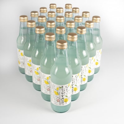 徳島県那賀町名産の木頭柚子使用 きとうゆずサイダー24本