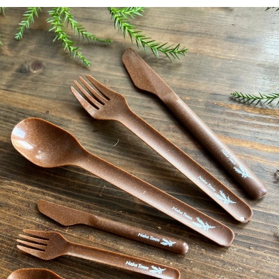 ボタニカルカトラリーセット【那賀町・杉】 -BOTANICAL Cutlery-
