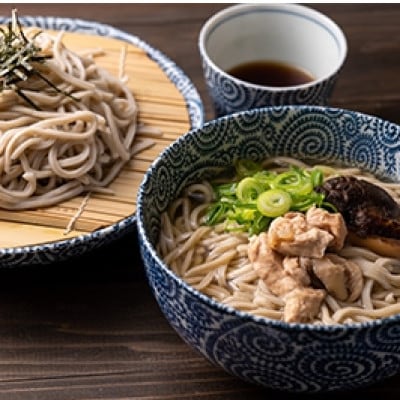 【毎月定期便】対州そばと地鶏スープのセット(5食分)全3回