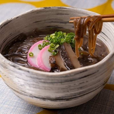 【毎月定期便】対州そばと地鶏スープのセット(5食分)全3回