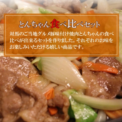 【毎月定期便】対馬のとんちゃん食べ比べセット全3回