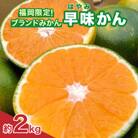 福岡限定!オリジナルブランドみかん「早味かん」約2kg(大野城市)