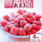冷凍あまおう　4kg(500g×8袋)