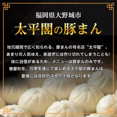 本場中国の味 太平閣の豚まん 15個　【総量 約1.8kg】