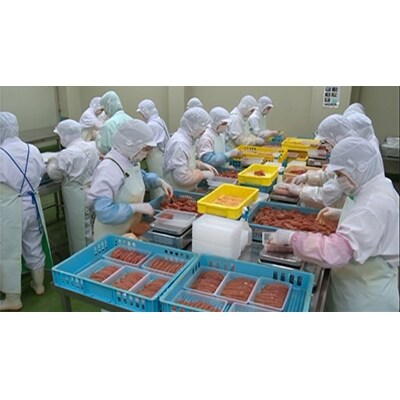 千曲屋辛子明太子(72時間熟成)　切子込み　ギフト規格　1kg(500g×2箱)