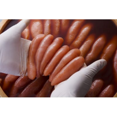 博多辛子明太子(切れ子)1.0kg(500g×2個)【まるきた水産】