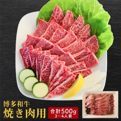 【博多和牛】焼肉用　(合計500g)