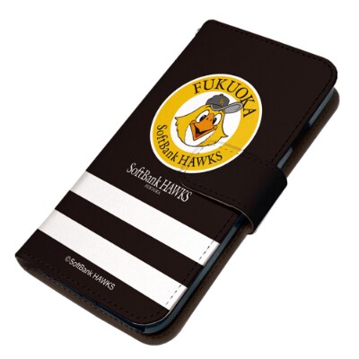 福岡ソフトバンクホークス iPhoneケース 手帳型 pattern-ip12-1