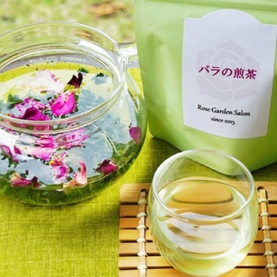 バラのハーブティー・和紅茶・緑茶リーフ30gセット