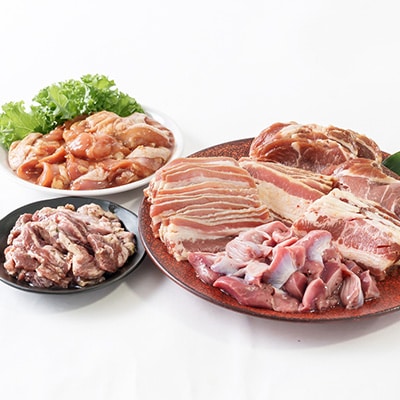 焼くだけ簡単!味付け肉セット《合計3.4kg》