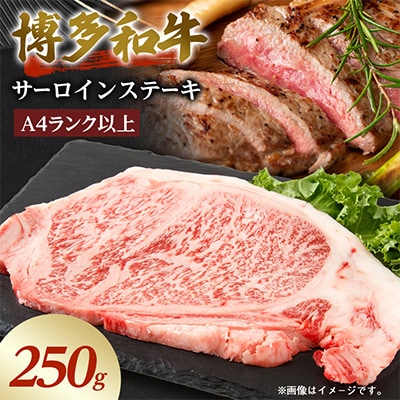 【A4～A5】博多和牛サーロインステーキ　250g×1枚
