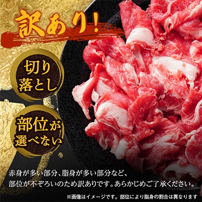 訳あり!【A4～A5】博多和牛切り落とし　1.5kg(500g×3パック)
