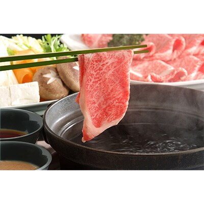 【毎月定期便】【厳選部位】【A4～A5】博多和牛サーロインしゃぶしゃぶすき焼き用　300g全6回