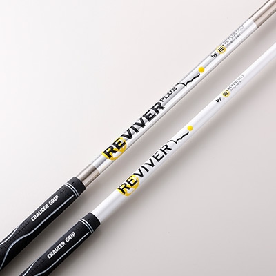 ゴルフ練習器具『リバイバー』と『リバイバープラス』素振り棒2点セット(男性用)