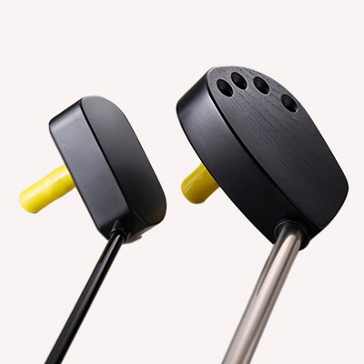 ゴルフ練習器具『リバイバー』と『リバイバープラス』素振り棒2点セット(左利き用)