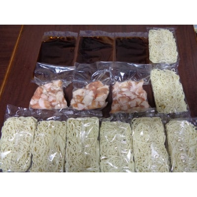 ちゃんぽん麺1200g付博多特選もつ鍋7～8人前(プリプリの国産牛小腸のみ使用)(3パック小分け)　