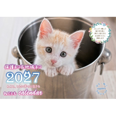 ねこともクッキー&2027ねこともカレンダー(保護猫&地域猫)