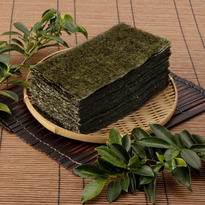 【さとふる限定】福岡有明海産 初摘み味海苔(九州醤油) 6本セット(計480枚)(大野城市)