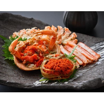 ≪冷凍≫　漁期に獲れた越前セイコガニを茹でてそのまま-60℃で急速冷凍しました!　3杯お届けします★