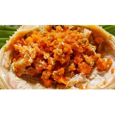 ＜冷蔵でお届け＞食べ切数量!全て地物!冬の味覚　旬のセイコガニ(3匹計330g)食べ方カラー説明書付