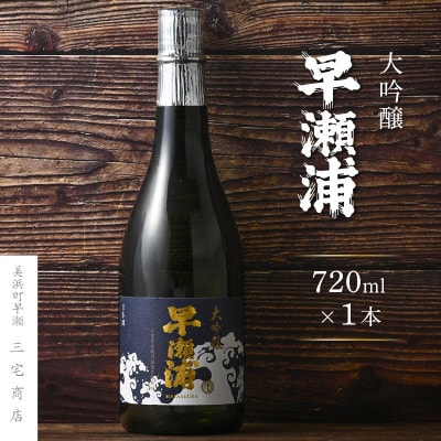 【早瀬浦】大吟醸720ml×1本