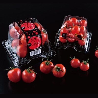 若狭のトマト『紅い鈴』詰め合わせ　4kg(ミディトマト12パック、ミニトマト6パック)