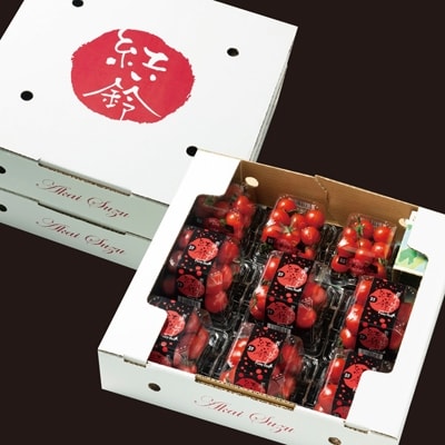 若狭のトマト『紅い鈴』詰め合わせ　6kg(ミディトマト18パック、ミニトマト9パック)