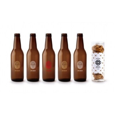 【米子初の醸造所が贈る】475BEER飲み比べセット 330mlx5本&プレッツェルx1本