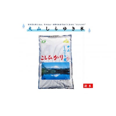 令和7年産 新米 大山しらゆき米10kg(精白、コシヒカリ)