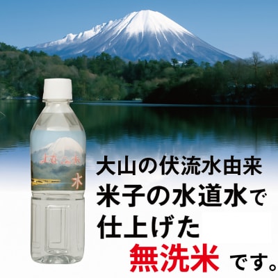 令和7年産 新米 大山しらゆき米10kg(無洗、コシヒカリ、5kg×2)