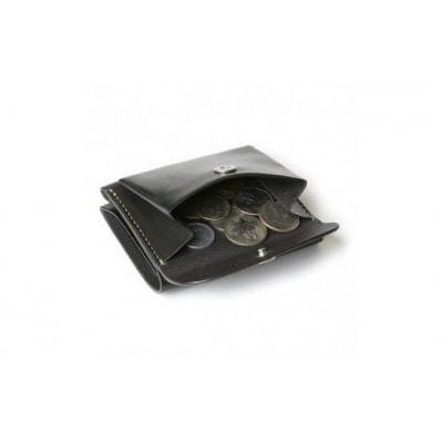MOTOミニウォレット(BLACK)本池秀夫監修　LEATHER & SILVER MOTO