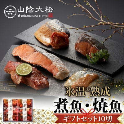 〈山陰大松〉氷温熟成　煮魚・焼魚ギフトセット10切　IN-100