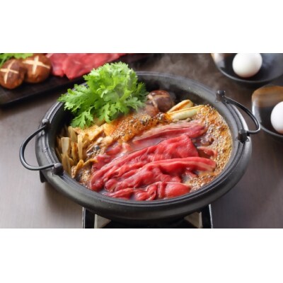 <大山物語>氷温熟成 鳥取和牛すき焼き用 モモ600g