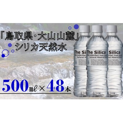 シリカ天然水500ml 24本×2箱(計48本) | ふるさと納税のお礼品