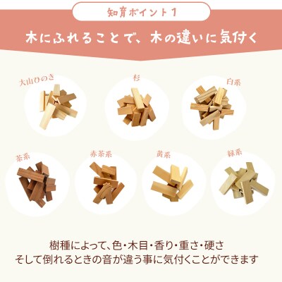 森のドミノさん【専用収納木箱付きドミノピース】