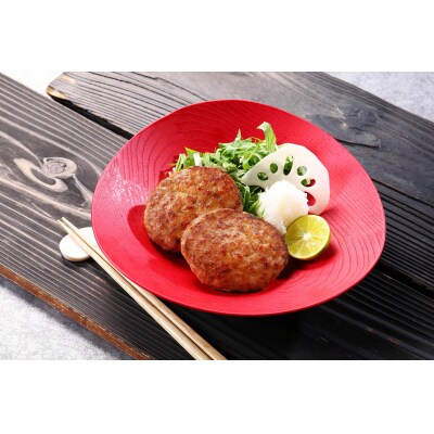 <大山物語>氷温®熟成 鳥取和牛×大山豚手造りハンバーグ　100g×12