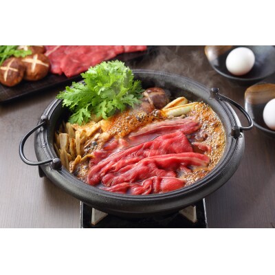 <大山物語>氷温熟成  鳥取和牛　すき焼き・焼き肉セット 計1100g