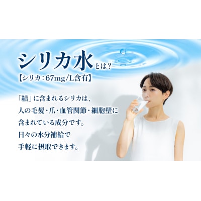大山山麓天然水「結」500ml×96本
