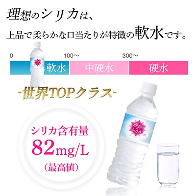 理想のシリカ 500ml × 48本 (1ケース24本入 × 2ケース)