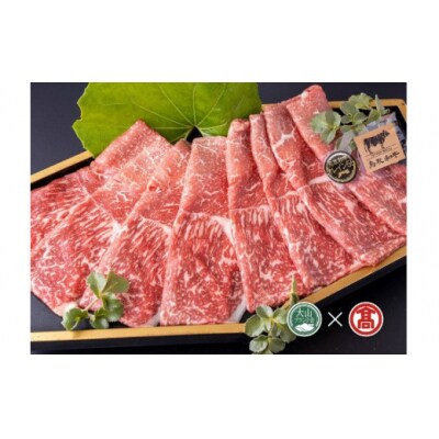 【皆生菊乃家】鳥取和牛　サーロインしゃぶしゃぶすき焼き用(大山ブランド会)