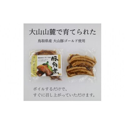 【鳥取県産】大山豚ゴールド　豚角煮　2袋入り
