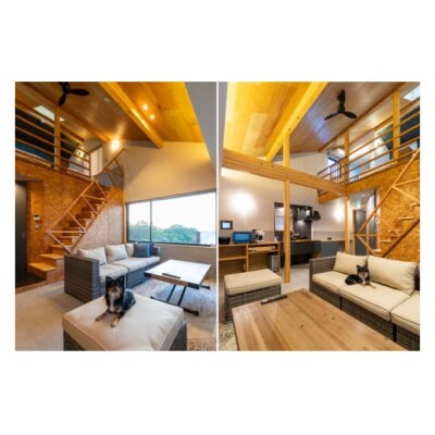 【鳥取県 大山の麓 1棟貸切 ペット可】JimmyKuu 宿泊チケット素泊まり1泊分(大人2名・犬(