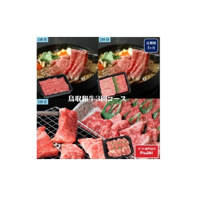 鳥取和牛　定期便　(3か月) (定期便・和牛)