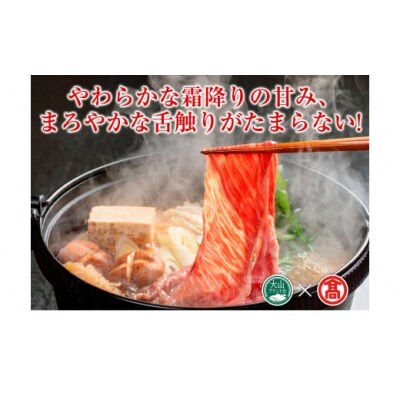 【HANAFUSA】 万葉牛 ローススライス 800g(大山ブランド会)