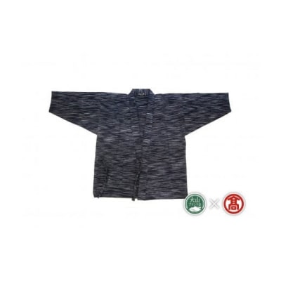 <ごとう絣店>弓浜絣　作務衣　上衣(大山ブランド会)