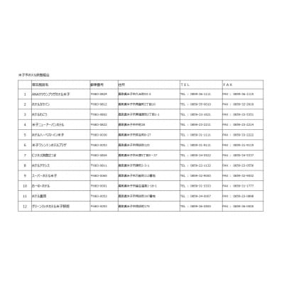 【米子市ホテル旅館組合】　米子市内共通宿泊券　【米子高島屋選定品】