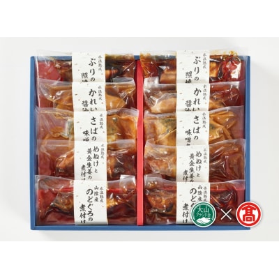 <山陰大松>氷温熟成　ふっくら煮魚・焼魚ギフト10切<特別企画品>【大山ブランド会】