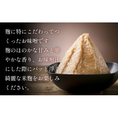 【2ヵ月毎定期便】越中・氷見 米麹味噌 500g×3個全3回