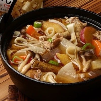 元祖　氷見うどん高岡屋本舗の手延6種と白えび麺つゆ